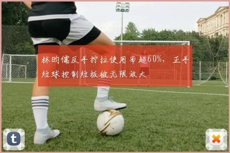 林昀儒反手拧拉使用率超60%,正手短球控制短板被无限放大